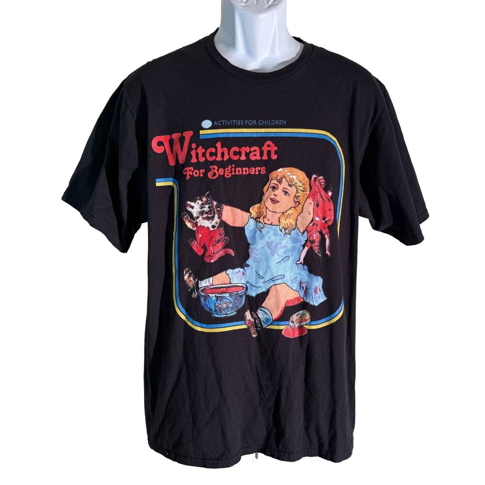 WITCHCRAFT FOR BEGINNERS Short Sleeve T-Shirt Black 2XL by Port &‎ Company